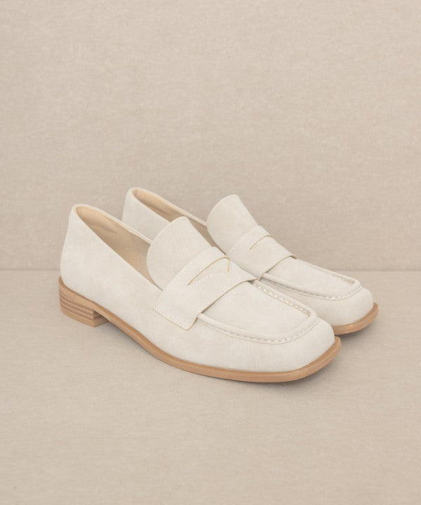June Showers - Square Toe Penny Loafers