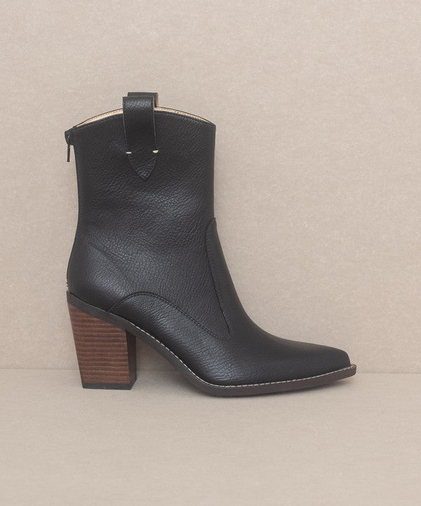 Suede Tara - Two Paneled Western Boots