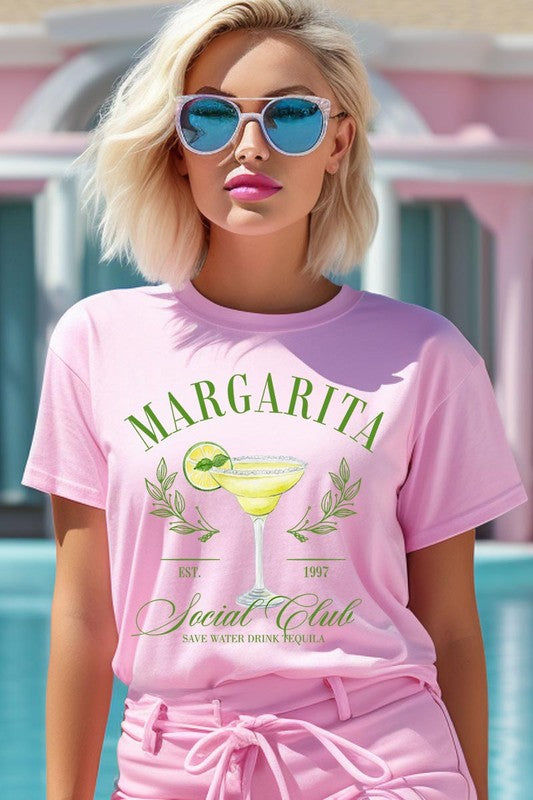 Margarita Social Club Cocktail Graphic T Shirts