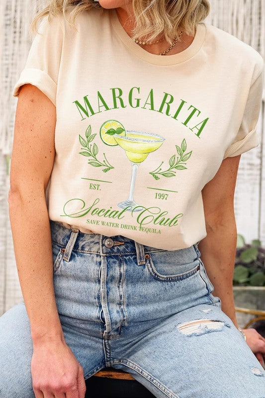 Margarita Social Club Cocktail Graphic T Shirts