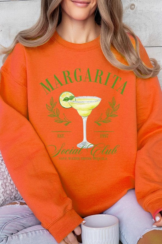 Margarita Cocktail Graphic Fleece Sweatshirts