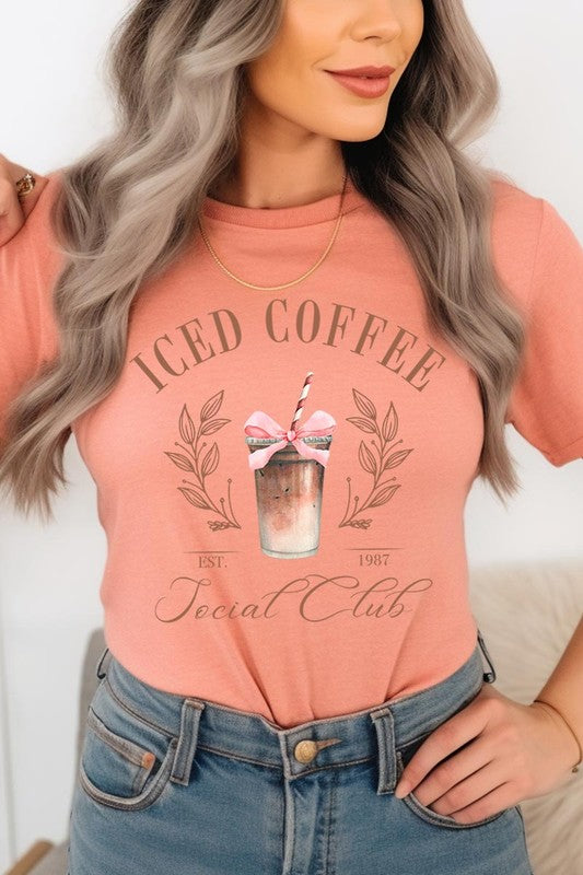 Iced Coffee Social Club Graphic T Shirts