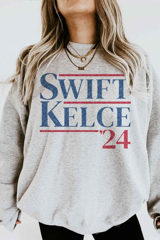 TAYLOR KELCE '24 PRESIDENTIAL ELECTION 2024 GRAPHIC SWEATSHIRT
