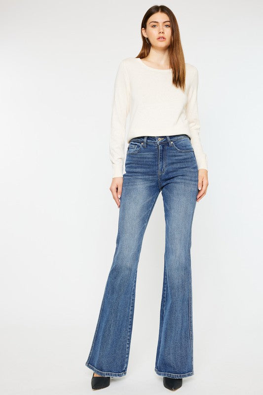 Kancan | High Rise Flare Jeans