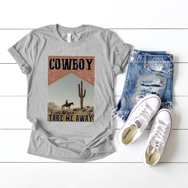 Cowboy Take Me Away Desert Short Sleeve Tee