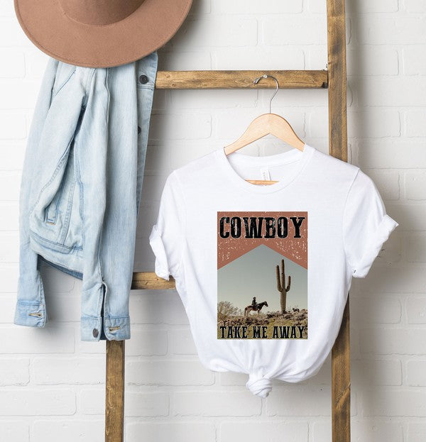 Cowboy Take Me Away Desert Short Sleeve Tee