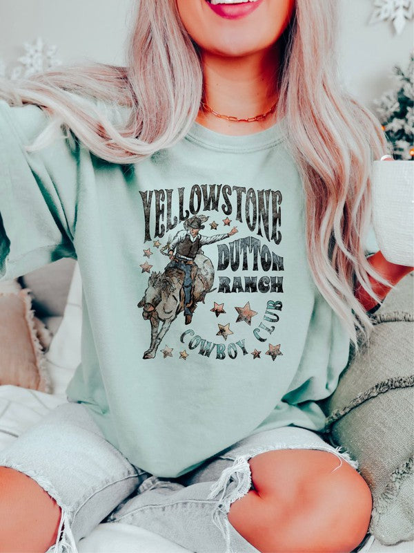 Yellowstone Cowboy Club Comfort Color Brand Tee