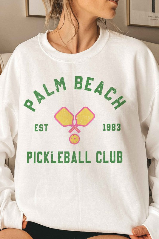 PALM BEACH PICKLEBALL CLUB GRAPHIC SWEATSHIRT