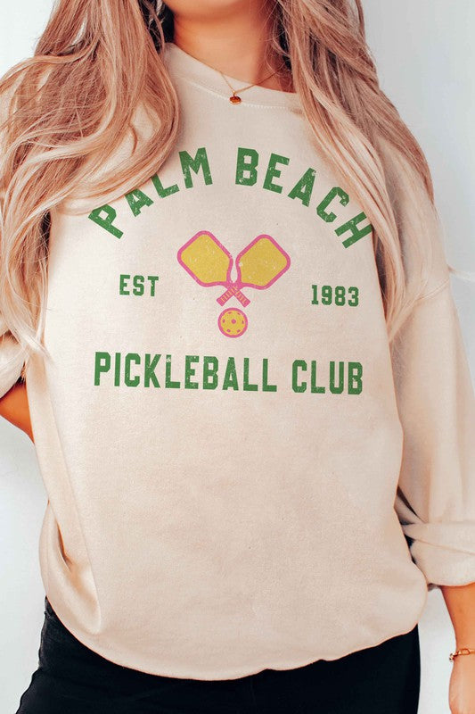 PALM BEACH PICKLEBALL CLUB GRAPHIC SWEATSHIRT