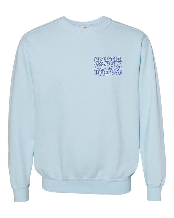 Created With Purpose Comfort Color Sweatshirt