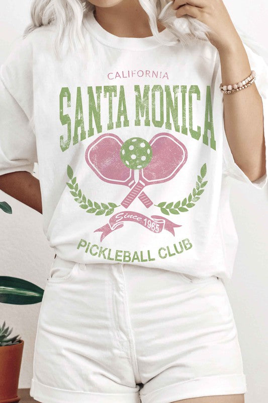 SANTA MONICA PICKLEBALL CLUB GRAPHIC TEE
