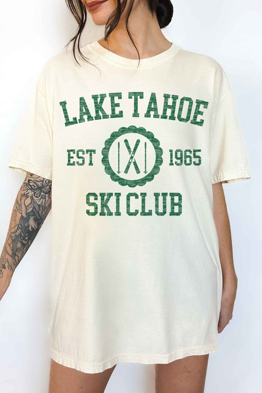 LAKE TAHOE SKI CLUB OVERSIZED TEE