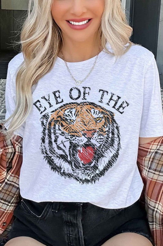 EYE OF THE TIGER GRAPHIC TEE