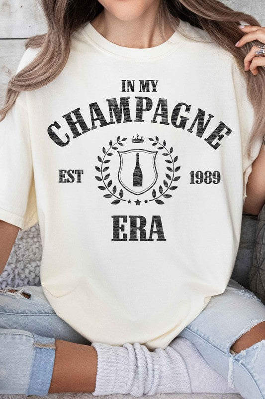 IN MY CHAMPAGNE ERA GRAPHIC TEE
