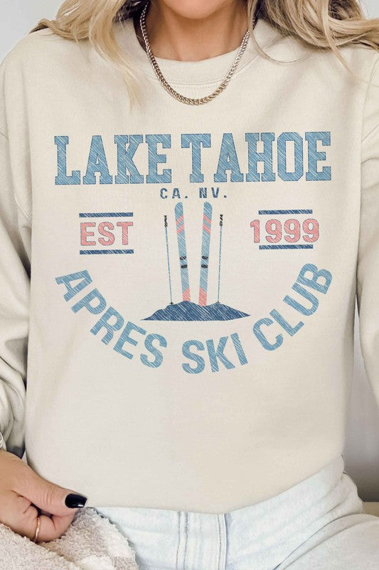 LAKE TAHOE APRES SKI CLUB GRAPHIC SWEATSHIRT