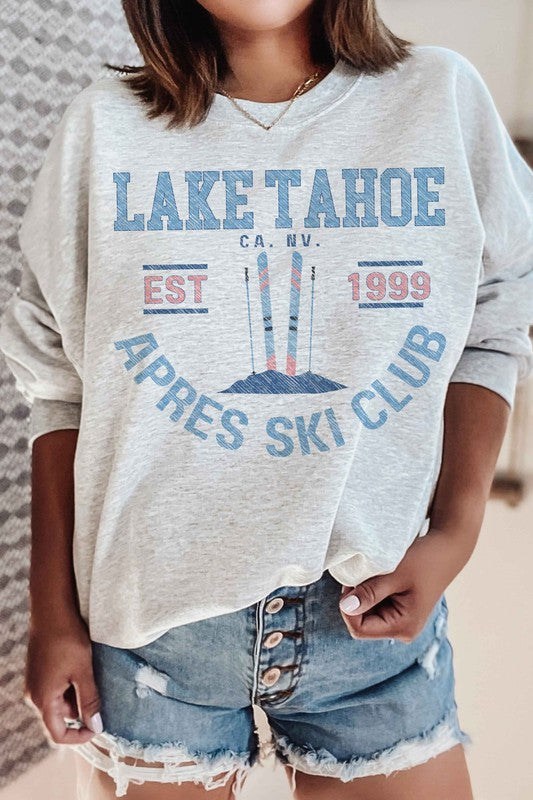 LAKE TAHOE APRES SKI CLUB GRAPHIC SWEATSHIRT