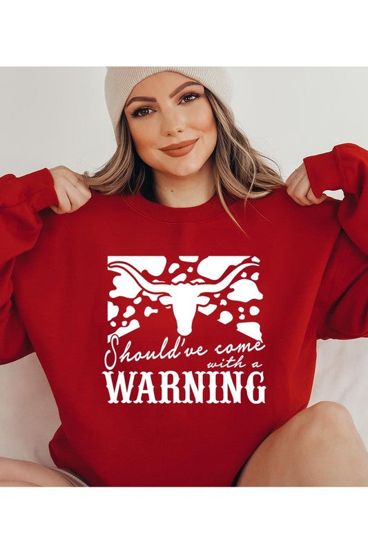 Western Cow Animal Graphic Fleece Sweatshirts