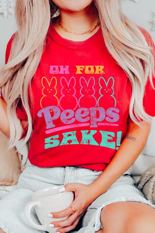 Peeps Sake Bunny Easters Graphic T Shirts