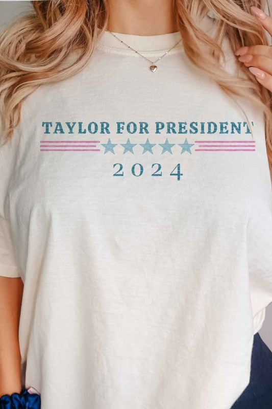 TAYLOR FOR PRESIDENT GRAPHIC TEE