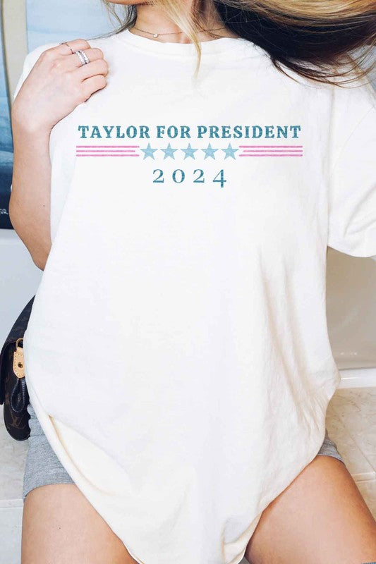 TAYLOR FOR PRESIDENT GRAPHIC TEE