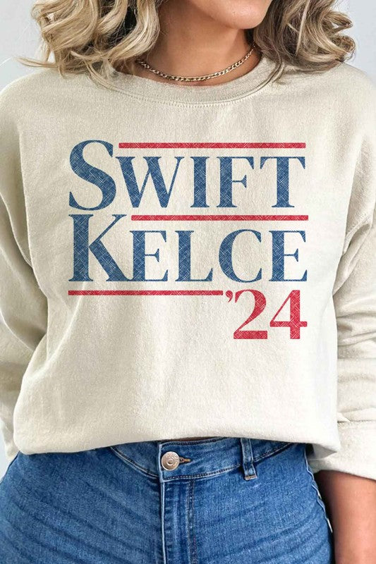 TAYLOR KELCE '24 PRESIDENTIAL ELECTION 2024 GRAPHIC SWEATSHIRT