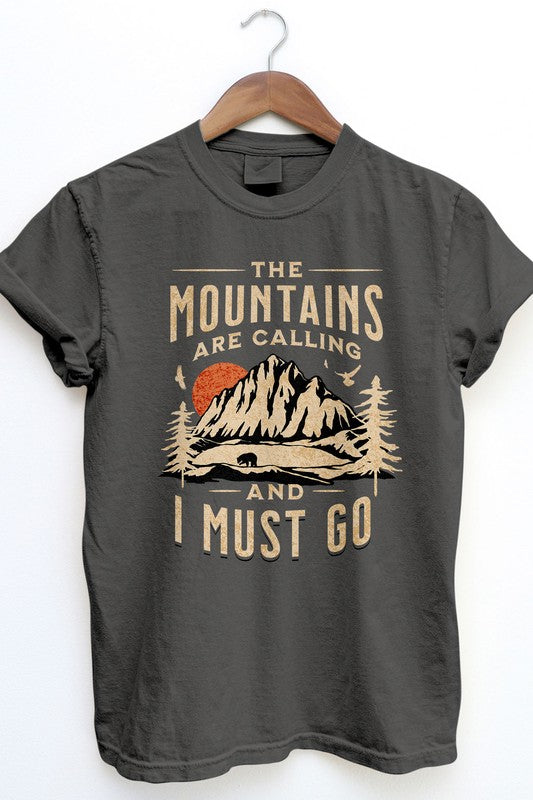 The Mountains are Calling, Garment Dye Tee