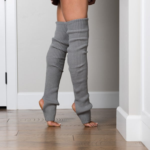 Long Stirrup Leg Warmer Socks