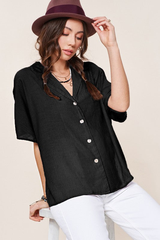 Zoey Button Down Top