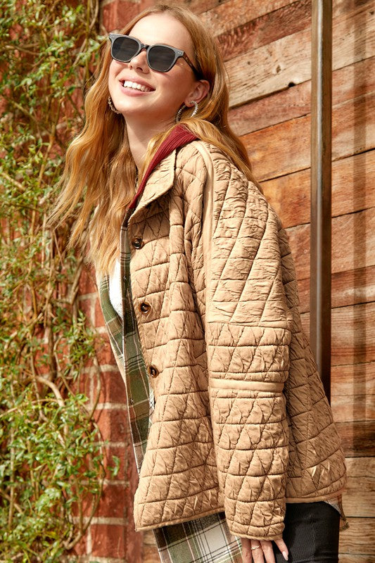 Rosie Quilted Jacket - Clothing - Market Street Boutique